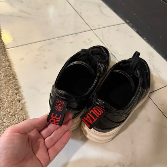 Zadig & Voltaire Black and Cream Sneakers - Picture 9 of 11